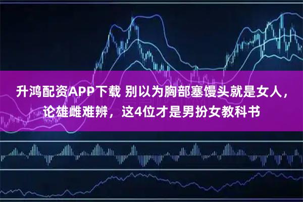 升鸿配资APP下载 别以为胸部塞馒头就是女人，论雄雌难辨，这4位才是男扮女教科书